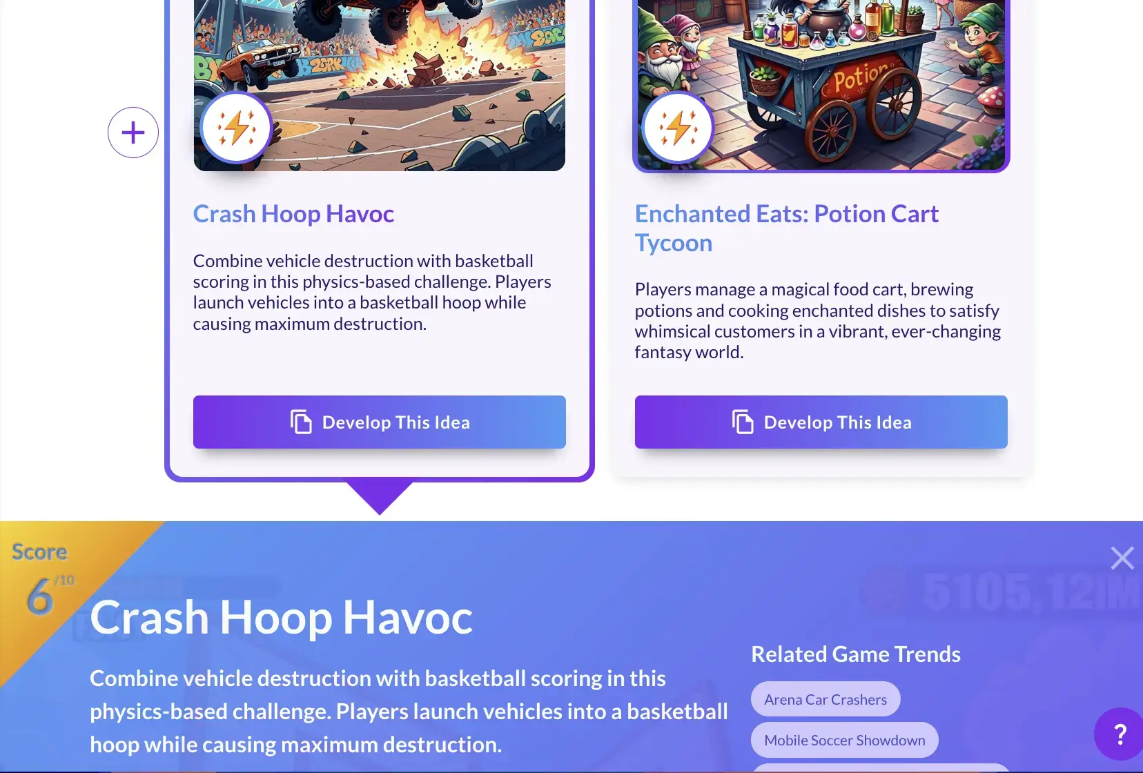 Seed Your Next Hit Game with Ludo.ai’s Game Ideator