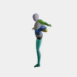 Aerial Dive Kick animation preset preview