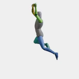 Aerial Punch (Hammer) animation preset preview