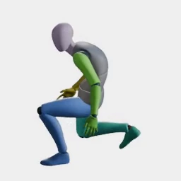 Crouch Walk Backward-Left animation preset preview