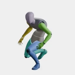 Crouch Walk Backward animation preset preview