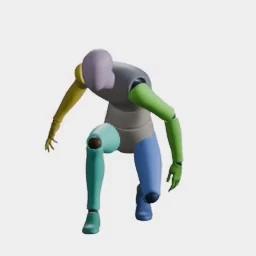 Crouch Walk Forward-Left animation preset preview