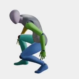 Crouch Walk Forward-Right animation preset preview