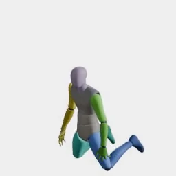 Death Forward Fall animation preset preview