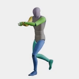 Fire While Walking animation preset preview
