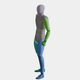 Hit Reaction Right Shoulder animation preset preview