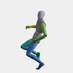 Jog Backward-Left animation preset preview