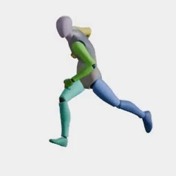 Jog Leaning Right animation preset preview
