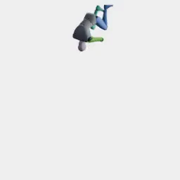 Running Front Flip animation preset preview