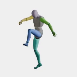 Kick (Front Snap) animation preset preview