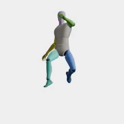Kick (Flying) animation preset preview