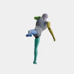 Kick (Spinning) animation preset preview