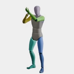 Shoulder Heavy (Fire) animation preset preview