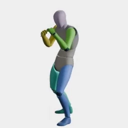 Melee Knee Recover animation preset preview