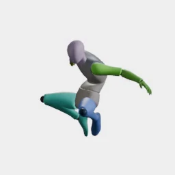 Ninja Jump Airborne animation preset preview