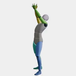 Pistol Aim Up animation preset preview