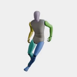 Run Turn Left animation preset preview