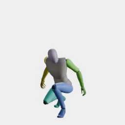 Stand to Lie Down animation preset preview