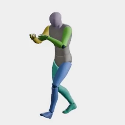 Walk Backward (Aiming) animation preset preview