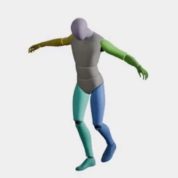 Walk Backward (Slow) animation preset preview