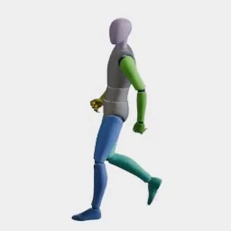 Walk Backward-Left animation preset preview