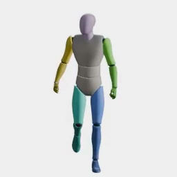 Walk Backward-Right animation preset preview