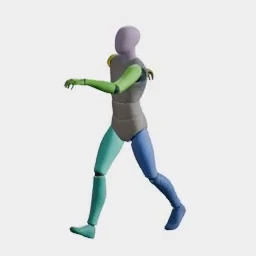 Walk Forward (Happy) animation preset preview