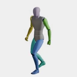 Walk Strafe Left animation preset preview