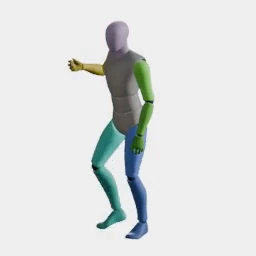 Walk (Polearm) animation preset preview