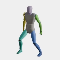 Walk Strafe Right animation preset preview