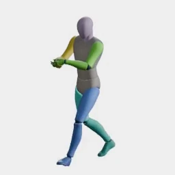 Walk (Sidearm) animation preset preview