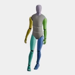 Walk Turn Left animation preset preview
