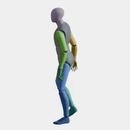 Walk Turn Right animation preset preview