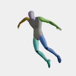 Wall Run Jump Left animation preset preview