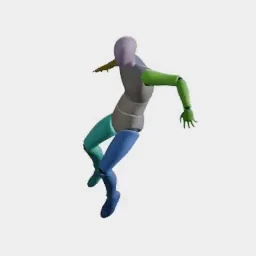 Wall Run Jump Right animation preset preview