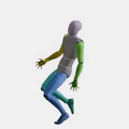 Zombie Run Backward-Left animation preset preview