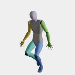Zombie Run Backward animation preset preview