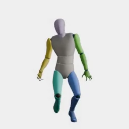 Zombie Run Backward-Right animation preset preview