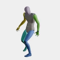 Zombie Walk Backward animation preset preview