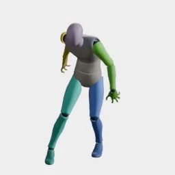 Zombie Walk Forward-Left animation preset preview
