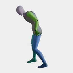 Zombie Walk Forward-Right animation preset preview