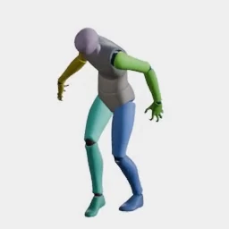 Zombie Walk Left animation preset preview