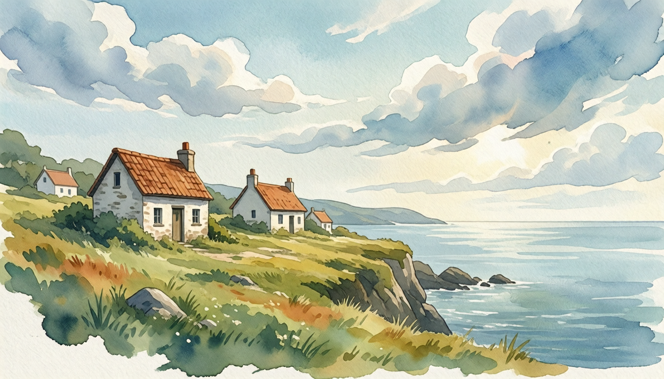 cozy seaside village