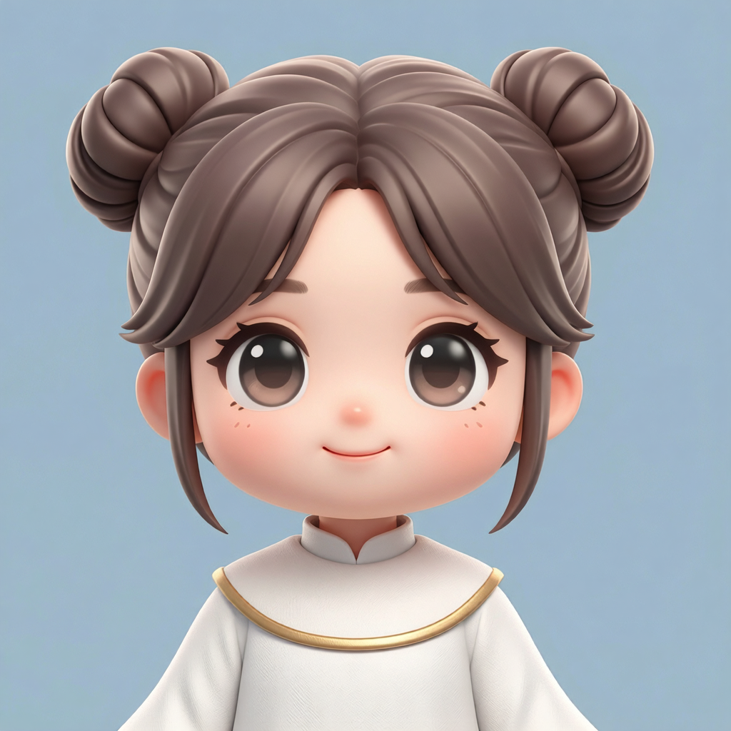 cute chibi healer girl