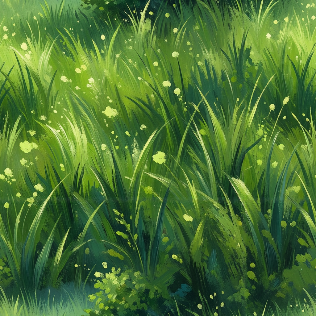 lush grass field