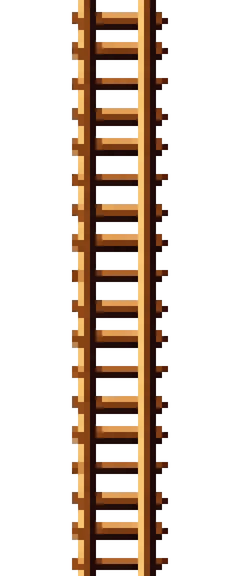 a wooden ladder with evenly spaced rungs